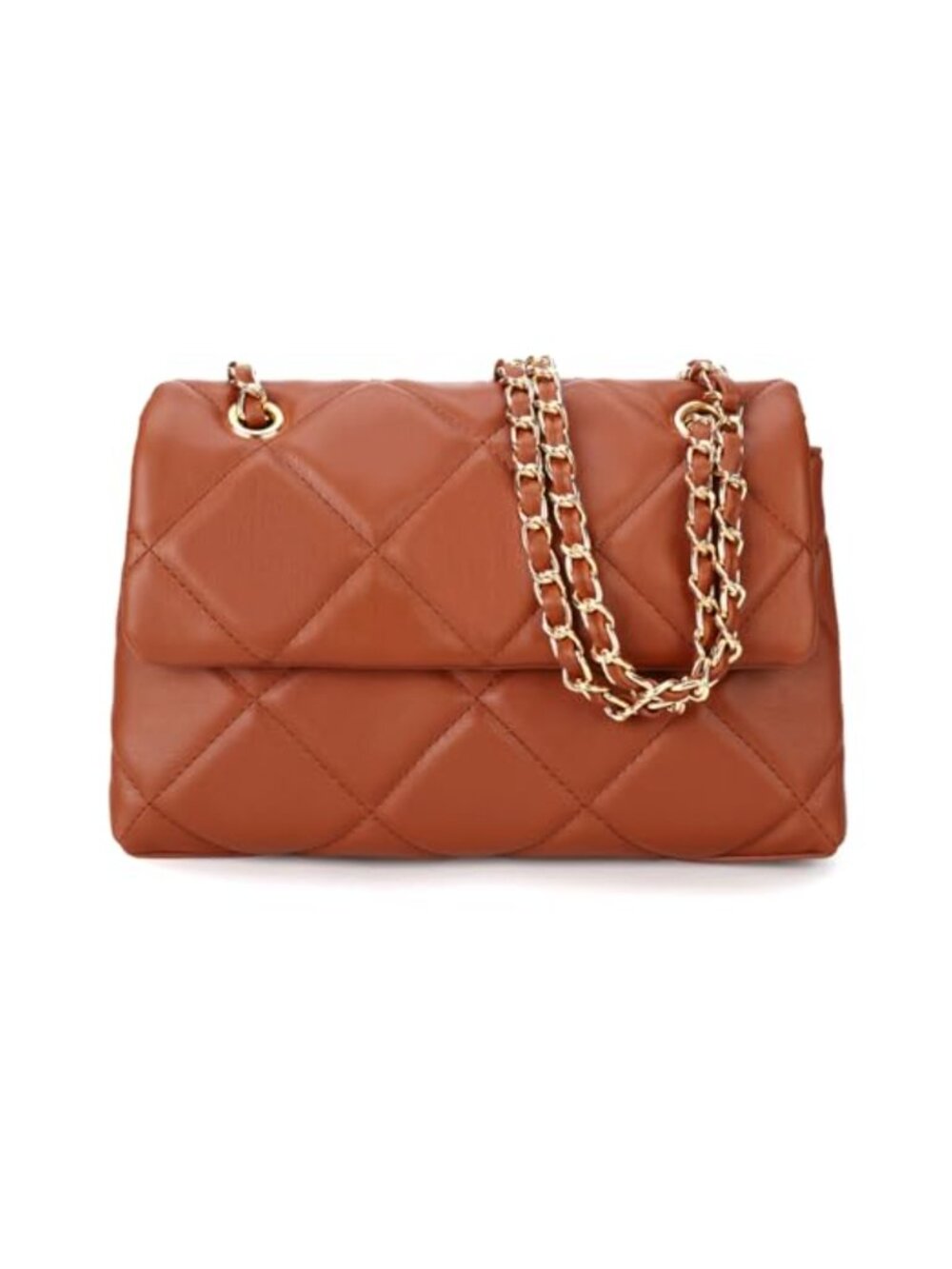 Quilted Crossbody Purse Women Chain Clutch Small Shoulder Bag